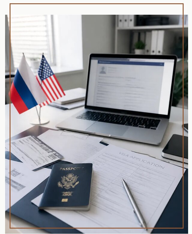 Оформление визы в США для туристов и бизнеса в Донецке