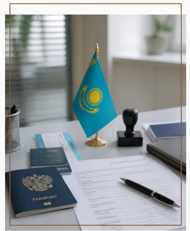 Оформление визы в Казахстан для поездки и работы в Донецке