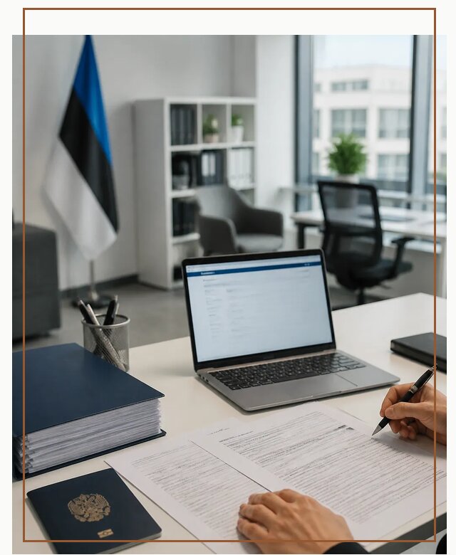 Оформление ВНЖ в Эстонии для переезда и легального проживания в Донецке