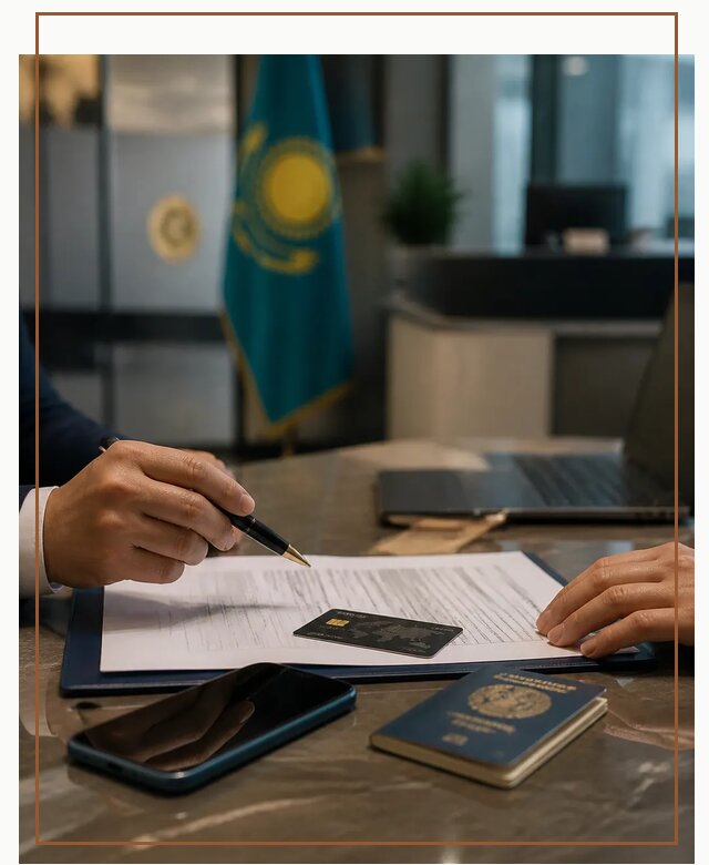 Открытие счета и банковской карты в Казахстане в Донецке
